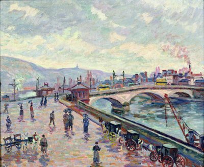 ルーアンのセーヌ川 作： Jean Baptiste Armand Guillaumin